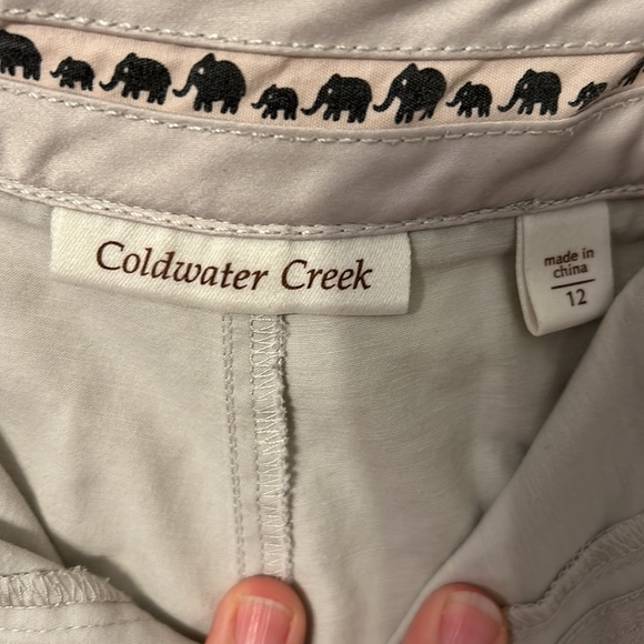 🇺🇸Coldwater Creek khaki capri pants, size 12 - Picture 2 of 8
